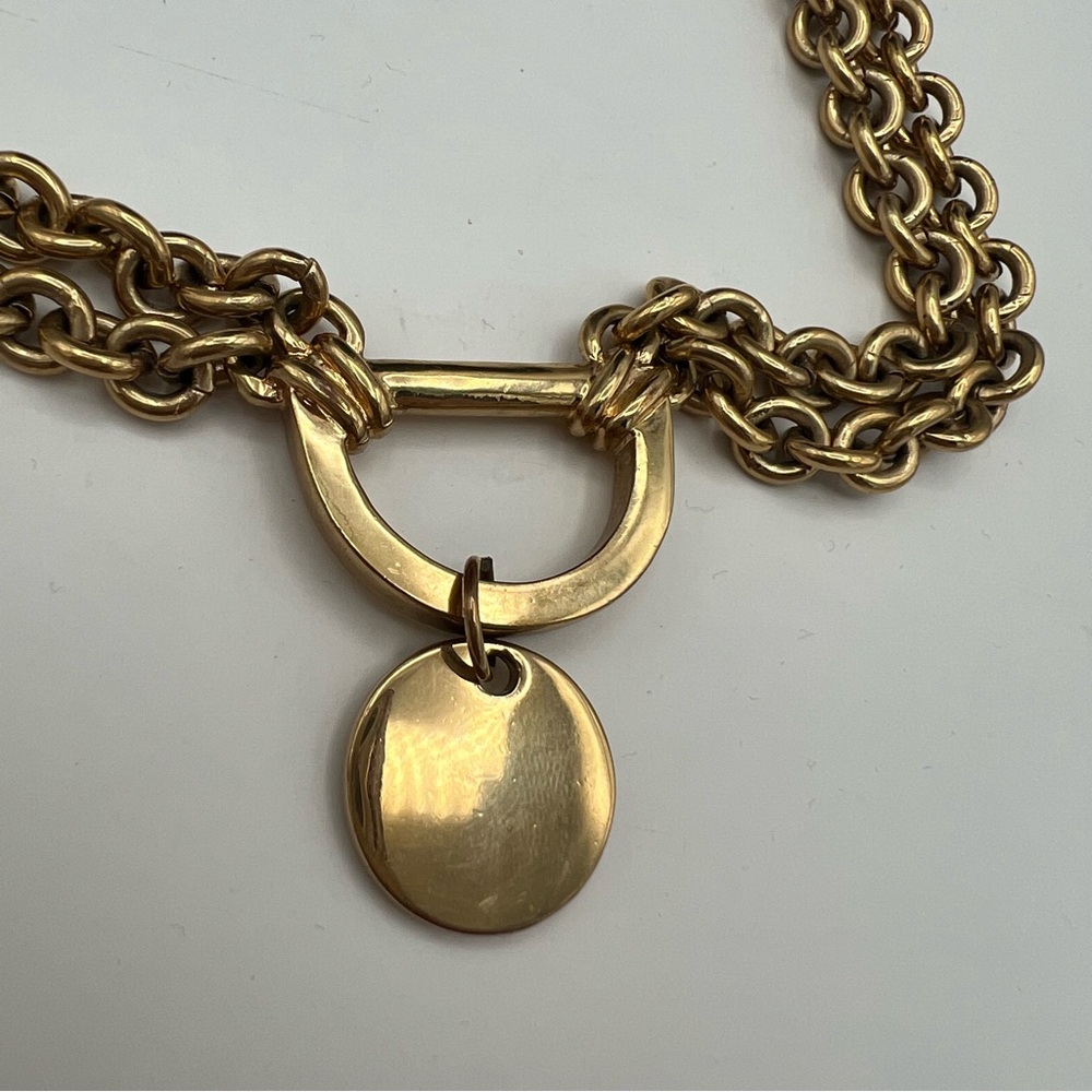 Givenchy Gold Chain Necklace and Earring Set - Picture 6 of 12